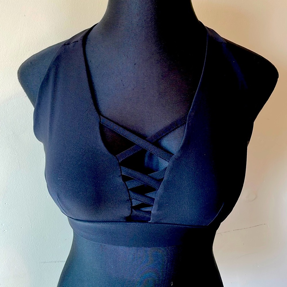 Sexy corset style sport bra / swim top